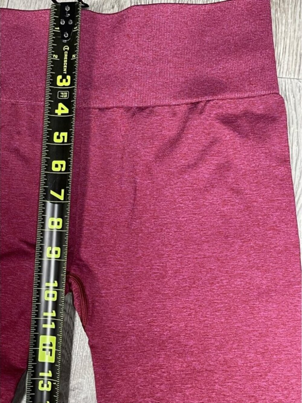 Gymshark Red Adapt Ombre Dip Dye Seamless Leggings - Women Size Large - Picture 12 of 14